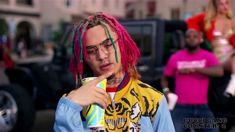 gucci gang 1 million|YouTuber says 'Gucci Gang' one million times for charity.